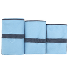 Blue Color Recycled Microfiber Towel With Custom Pcakage Multi Purpose
