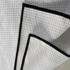 40*60cm Size White Golf Towel , Custom Designed Embroidered Microfiber Towel
