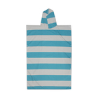 Quick Dry Microfiber Poncho Towel For Swim & Beach With Drawstring Bag