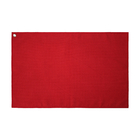 36*106cm Red Golf Towel , Free Sand Microfiber Waffle Weave Golf Towel