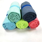 80*160cm Jacquard Cabana Stripe Towel Soft Elastic Packaging For Sports Camping