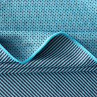 Stripe Microfiber Cooling Towel Offset Printing 30*90cm 30*100cm Size