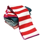 Sand Free Portable Cabana Stripe Towels With Microfiber Bag For Swimmers