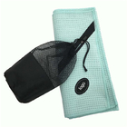 Soft Custom Microfiber Golf Towels Portable Hanging Air Hole 40*60cm Size