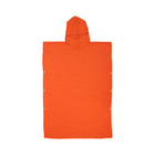 Orange Custom Pattern Microfiber Bathrobe Lightweight For Beach