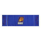 30*100cm sand-resistant quick drying beach towel  blue one side printed soprts towel