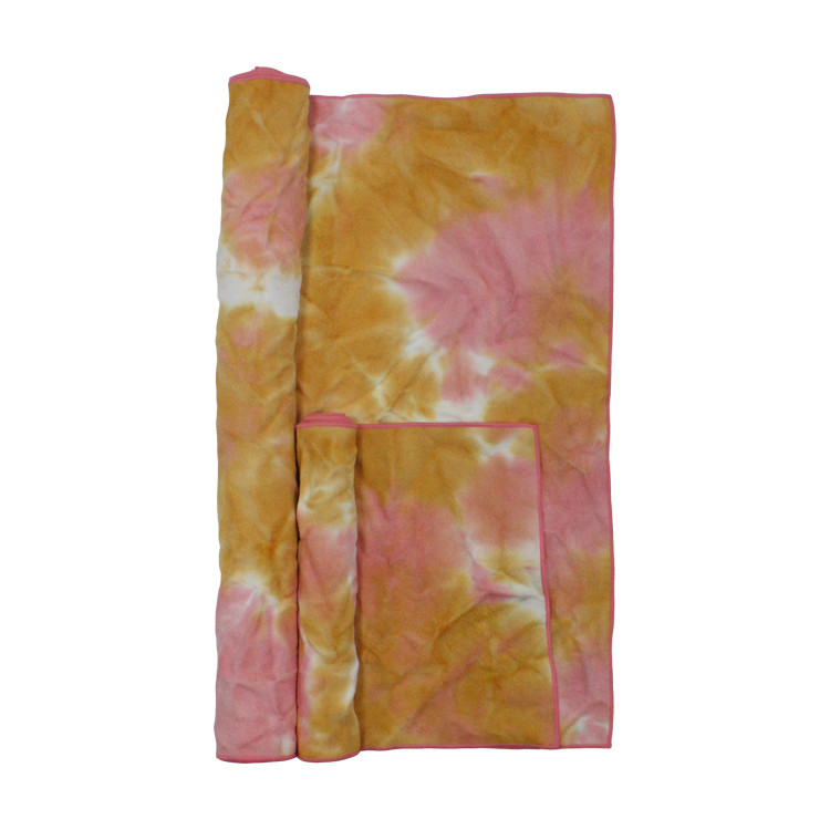 Custom Color Yoga Mat Towel / Non Slip Yoga Towel 61 X 183 CM Soft