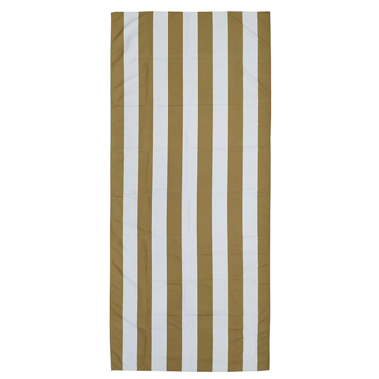 Fashion Colorful Cabana Stripe Towels Custom Packed Canvas Bag Logo