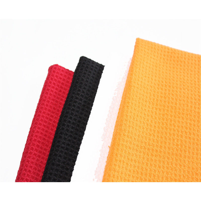 80 Polyester 20 Polyamide Microfiber Towel , Waffle Weave Car Drying Towel