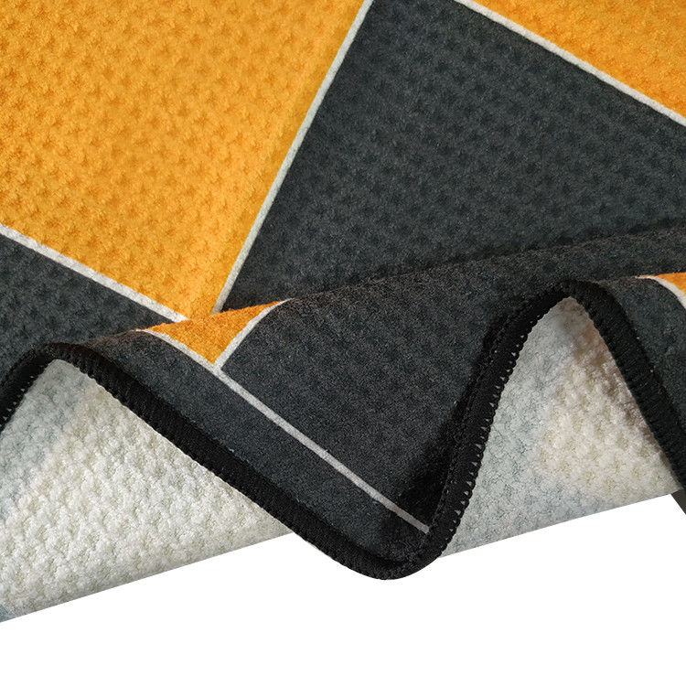 Soft Waffle Printed High Absorbent Microfiber Golf Towels Bulk