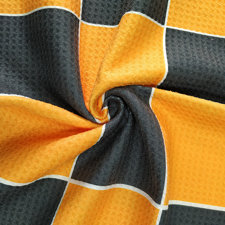 Soft Waffle Printed High Absorbent Microfiber Golf Towels Bulk