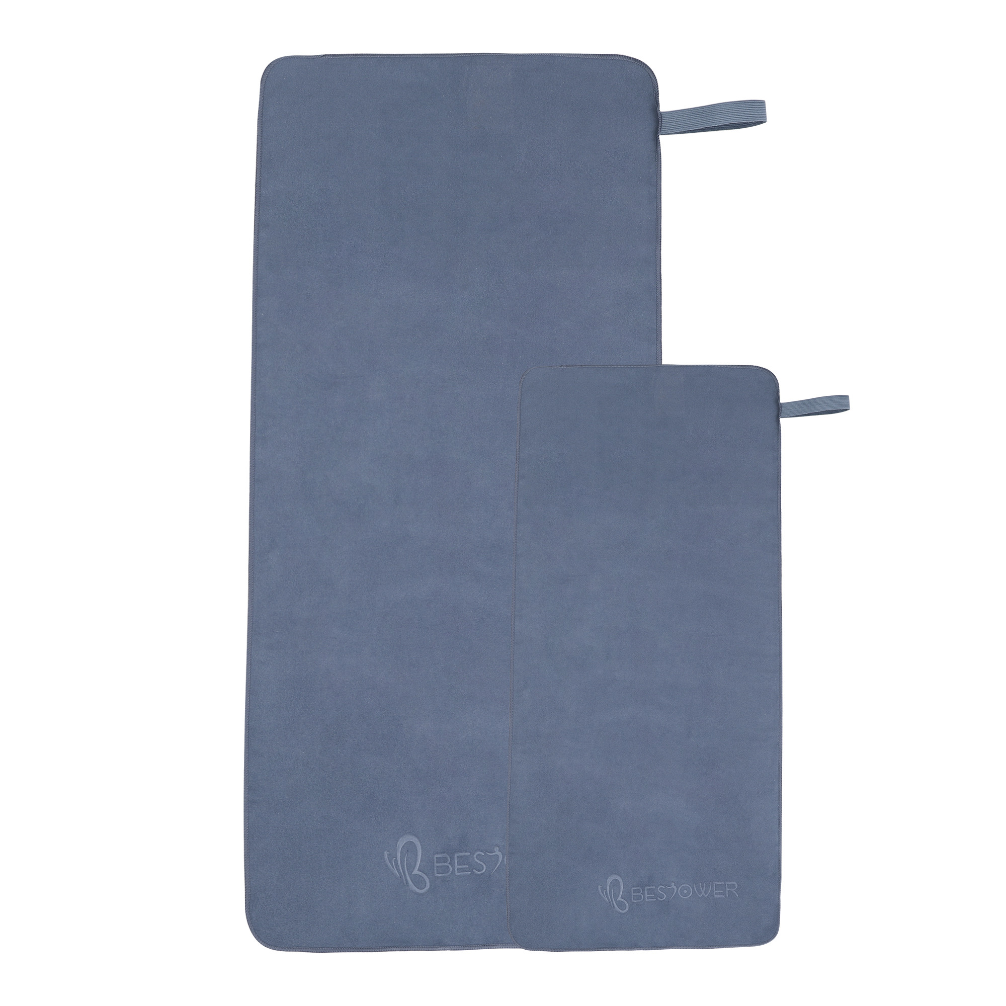 Embossed Logo Outdoor Sports Towel / Personalized Microfiber Towels