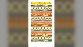 2-in-1 Beach Towel Bag for Summer Travel
