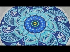 round beach towel