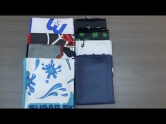 printed waffle towel