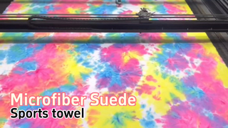 Soft Microfiber Tie-Dye Suede Towel Quick Dry