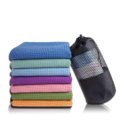 70x140 Hot Yoga Microfiber Yoga Towel Mat Non Slip Private Label Customized