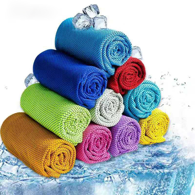 Microfibre Polyester Golf Cooling Towel Cold Snap Towel Custom 60x120