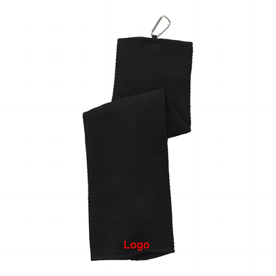 Custom 40x60cm Microfiber Golf Towel Embroidery Logo With OPP Bag