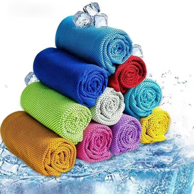 Sublimation Prints Cold Snap Microfiber Cooling Towel For Sports Gym