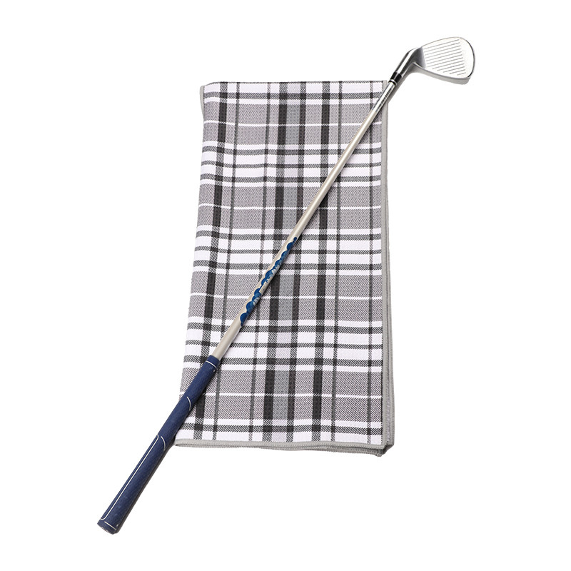 50x100 Strip Printed Microfiber Golf Towels For Outdoors Sports