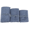 Blue Fast Dry Embroidered Microfiber Gym Towel With Bag