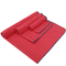 Custom Red Fitness Sports Microfiber Gym Towel Easy Take 90x180