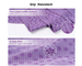 ODM purple Non Slip Hot Microfiber Yoga Towel With Grips