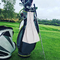 Blue Golf Sport Microfiber Custom Waffle Golf Towels Foldable