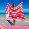 ODM Microfiber Fast Drying Beach Towels 40x72 Custom Digital Printing