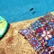 Microfiber Suede Custom-made Beach Towel 88%Polyester 12%Polyamide